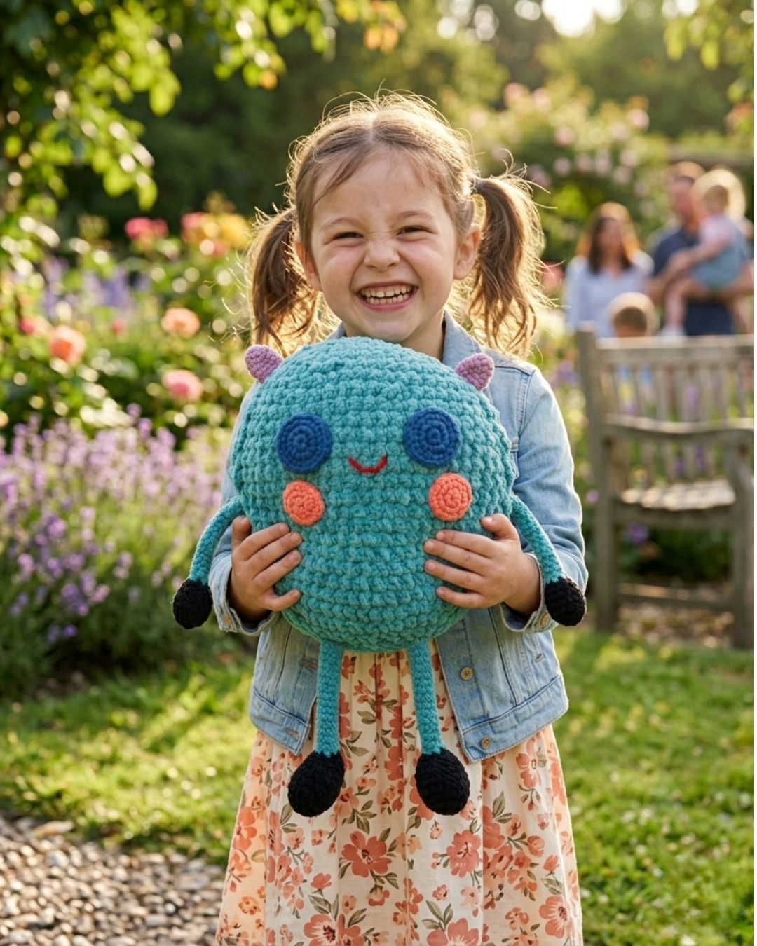 Child holding a My Doodly Doodle